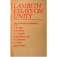 Lambeth Essays On Unity