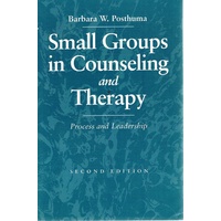 Small Groups In Counseling And Therapy