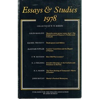 Essays And Studies 1978