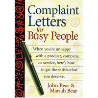 Complaint Letters For Busy People