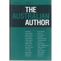 The Australian Author. 1969-2018. Vol. 50, No. 2