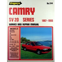 Camry. SV Series 1987-1988 Repair Manual