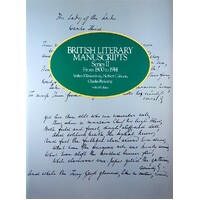 British Literary Manuscripts From 1800 To 1914