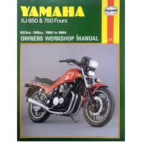 Yamaha XJ650 and 750 Fours 1980-84 Owner's Workshop Manual