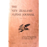 The New Zealand Alpine Journal. (June 1953. Volume XV. No.40)