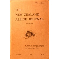 The New Zealand Alpine Journal. (1958. Volume XVII. No. 45)