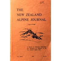 The New Zealand Alpine Journal. (1959. Volume XVIII. No. 46)