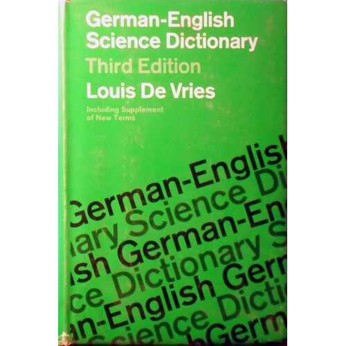 German English Science Dictionary