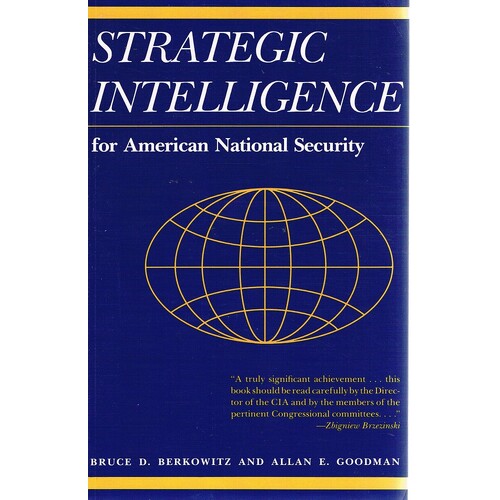 Strategic Intelligence For American National Security