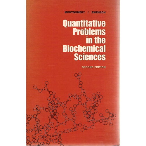 Quantitative Problems In The Biochemical Sciences