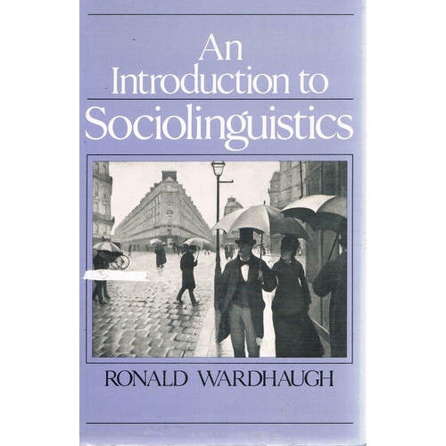 An Introduction To Sociolinguistics