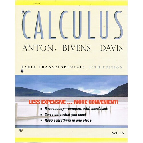 Calculus Anton, Bivens, Davis | Marlowes Books