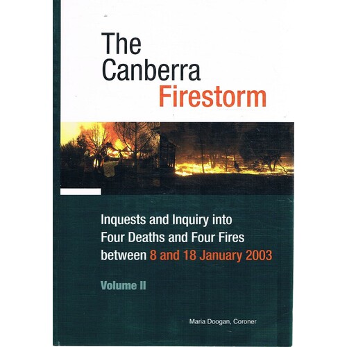 The Canberra Firestorm. (2 Volume Set)