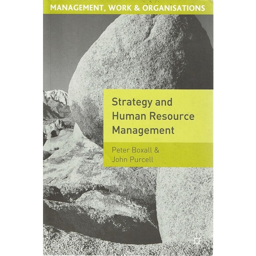 Strategy And Human Resource Management