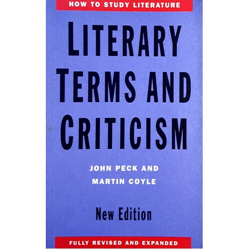 Literary Terms And Criticism