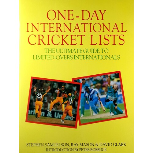 One Day International Cricket Lists