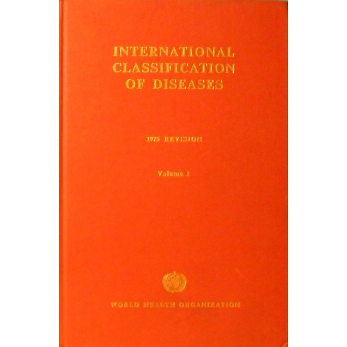 International Classification Of Diseases, Volume 1