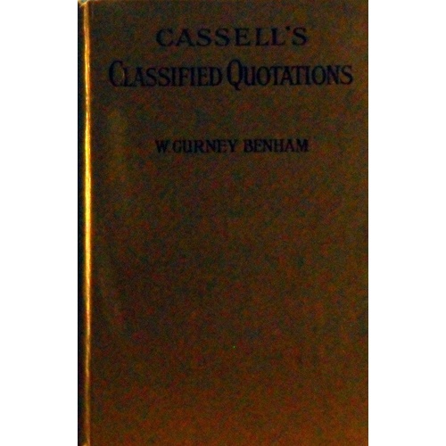 Cassell's Classified Quotations