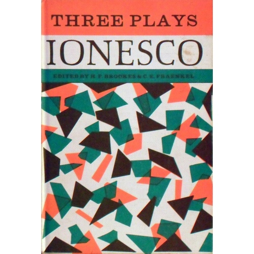 Ionesco. Three Plays