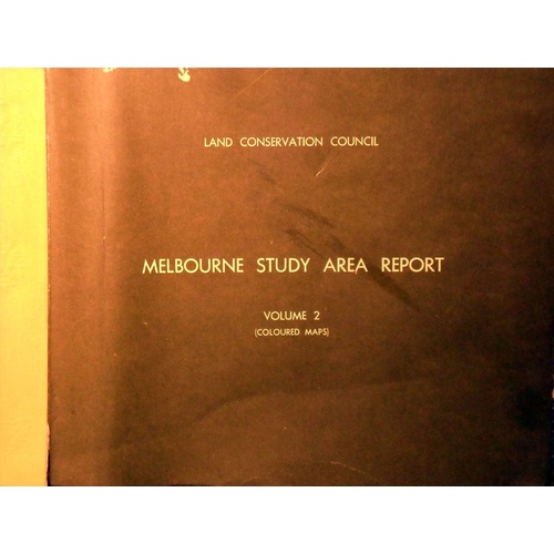 Melbourne Study Area Report. (Volume 2, Coloured Maps)